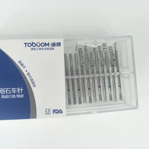 Toboom brocas dentárias descartáveis, brocas de metal duro, hp shank,