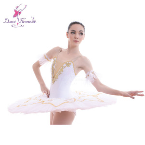 Disfraz de tutú de <span class=keywords><strong>ballet</strong></span> clásico para niñas, vestido de bailarina de baile individual, color blanco, BLL046 - Product Image 4