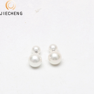 Giá Bán Buôn Và Bán Nóng Phong Cách Zircon Chính Hãng Nước Ngọt Seashell Ngọc Trai Dangle Earrings Với Trắng Hồng Tím Màu Đen - Product Image 2