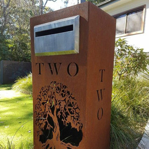 Buzón <span class=keywords><strong>de</strong></span> metal rústico para uso doméstico, caja <span class=keywords><strong>de</strong></span> cartas para exteriores - Product Image 6