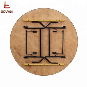 โรงแรมทนไฟ48 '',60'' และ72 ''เส้นผ่าศูนย์กลางรอบจัดเลี้ยงพับขาโต๊ะ - Product Image 2