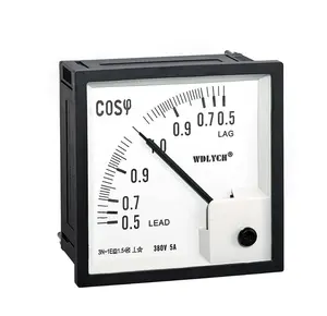 Marine Type Analog Power Factor Meter With Measuring Range 0.5C-1-0.5L