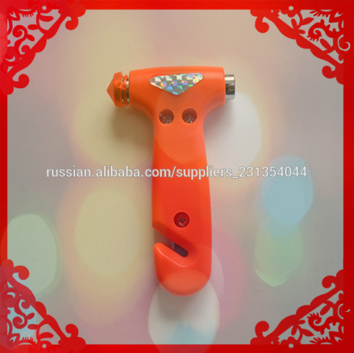 Hf-837 автомобиля избежать молоток безопасности многофункциональный чрезвычайных молоток ремень безопасности резака( ce сертифик