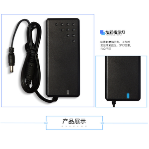 Adaptador de Corriente con Certificación CE de CA 100-240V a CC 48V 2A <span class=keywords><strong>96W</strong></span>, 5.5mm X 2.5/2.1mm para <span class=keywords><strong>Switch</strong></span> PoE de Escritorio - Product Image 3