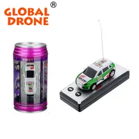 ARRIS Multicolor Coke Can Mini RC Radio Remote Control Micro Racing Car  Hobby Vehicle Toy Gift (1pcs)