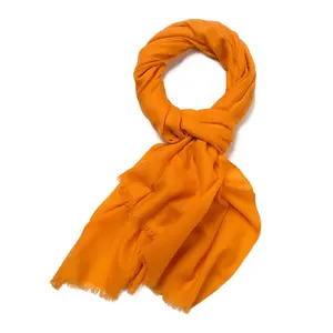 China supplier wholesale luxury brand design real adjustable woollen scarf