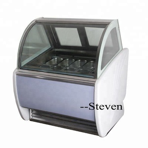 Congélateur de présentation de crème glacée commercial de petite taille OEM 6 Gastronorm - Product Image 1