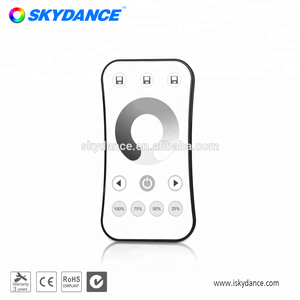 Skydance R6-1 1 khu độ sáng mờ điều khiển từ xa cảm ứng bánh xe RF chuyển đổi không dây đèn <span class=keywords><strong>LED</strong></span> Bộ điều khiển - Product Image 4