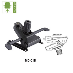 Siège de bureau transparent, pivotant, avec mécanisme d'inclinaison pour les genoux, personnalisé - Product Image 1