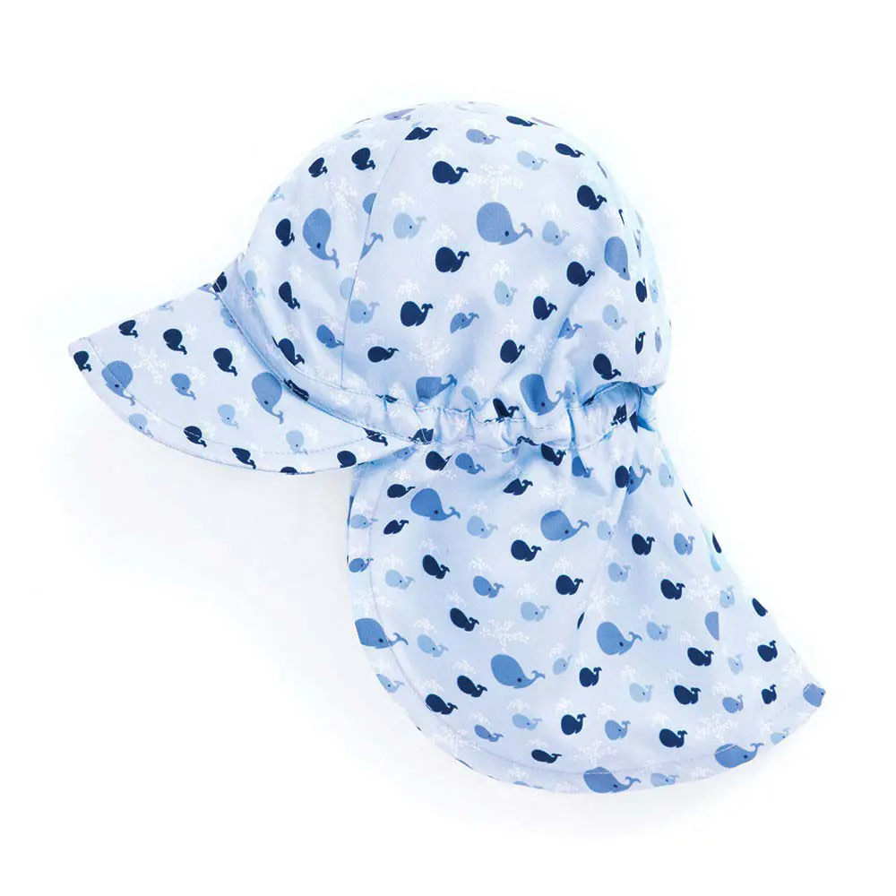 Custom kids uv floral cartoon animal pattern sun hat UPF50+ baby & toddler flap sun protection swim hat