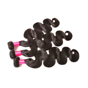 Dhairboutique Trio Cabello humano Peruano Brasileño Extensión de la onda del cuerpo Vietnam Peluca de cabello brasileño Doble dibujado - Product Image 3