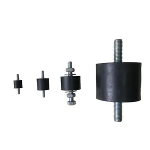 Adjustable damping machine pad mount rubber anti vibration isolator