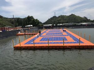 Plataforma de <span class=keywords><strong>Golf</strong></span> Acuático, Deportes Acuáticos, Pontón de Plástico, Pequeño Escenario Acuático para Espectáculos, Fabricantes en Venta - Product Image 4