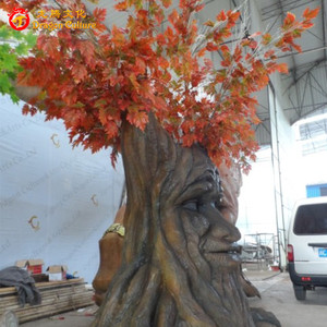 High Simulation Animatronic Cartoon <strong>Face</strong> Artificial <strong>Tree</strong> Attractive Indoor Product for Adventure Park Public Spaces Popular Park - Product Image 6
