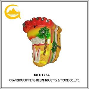 Venta caliente nuevo diseño de <span class=keywords><strong>la</strong></span> resina artes huella forma de recuerdos favorece caja de joyería - Product Image 2