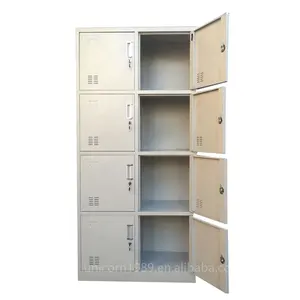 8 cửa tập thể dục giá rẻ thép lưu trữ locker phòng tủ quần áo thiết kế, sắt không gỉ tủ cho quần áo