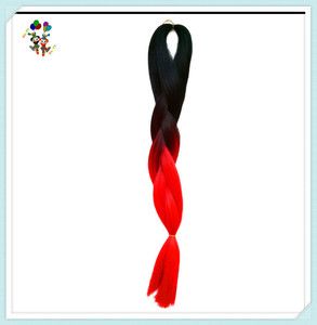Le signore a buon mercato colorano i pezzi di capelli sintetici Jumbo lunghi trecce HPC-1433 - Product Image 4