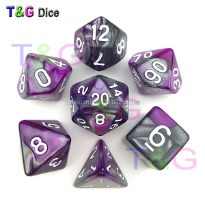 Đa diện Trò Chơi <span class=keywords><strong>Dice</strong></span> với Dual hiệu ứng màu sắc cho MTG RPG D & D Board Game - Product Image 6