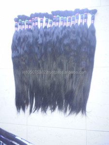 100% non traités sud indien Remy cheveux droits en vrac cheveux humains teints - Product Image 2
