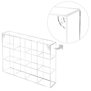 Counter Top <strong>Display</strong> <strong>Case</strong> <strong>Wall</strong> Mounted Organizer Shelf Acrylic 12 Compartment Storage <strong>Display</strong> <strong>Case</strong> for Home Decor. - Product Image 4