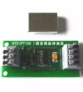 Модуль измерения температуры PT100, термостойкий датчик температуры, модуль RTD, Платиновое сопротивление, детектор температуры