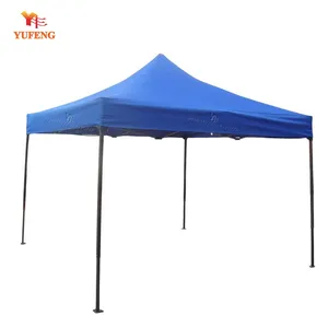 steel folding tent used for garden or outdoor camping