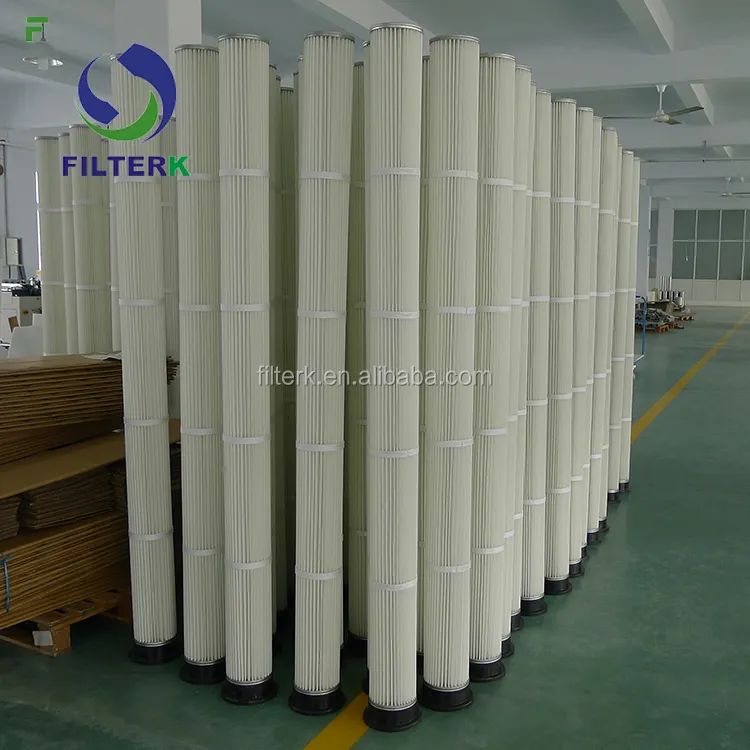 FILTERK BHA Xếp Li Dust Collector Máy Bay Phản Lực Xung Túi Lọc