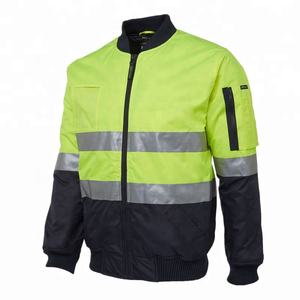 Offre Spéciale Personnalisable <span class=keywords><strong>Hi</strong></span> <span class=keywords><strong>Vis</strong></span> Bomber Veste de sécurité Vêtement imperméable à bas prix avec logo personnalisé - Product Image 3
