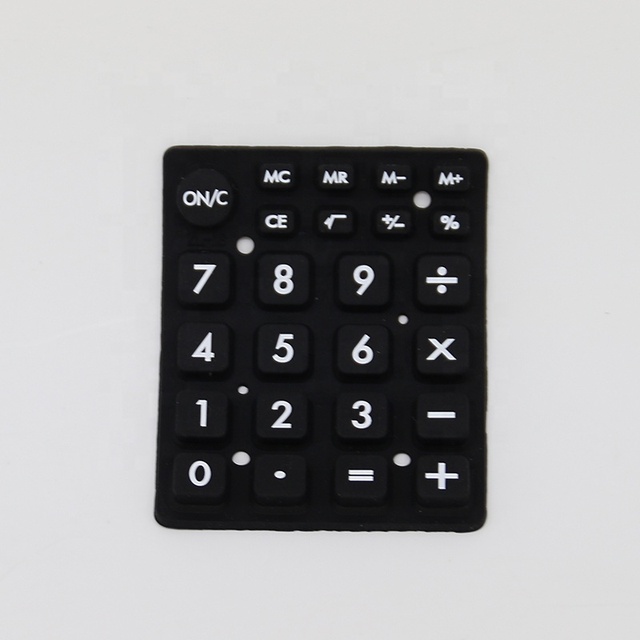 Custom Made Silicone Arabic Keyboard Button Matrix 3x4 Numeric Rubber Keypad for Calculator