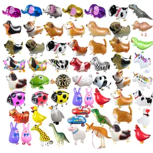 Hot sale Kids Animal Foil Walking Pet Balloons / animal shape pet walking foil balloon / animal balloon