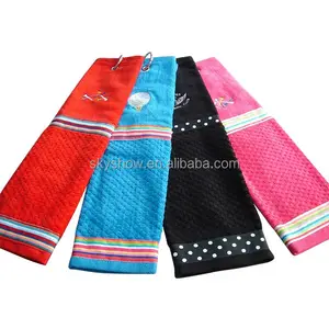 Custom Embroidery Printed Fishing Towel Golf Towel