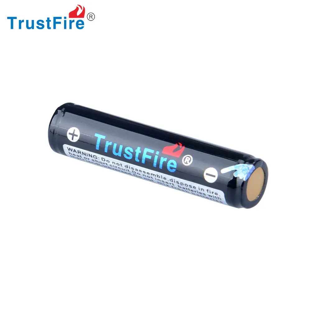 TrustFire 10440 Baterai Sel Silinder Isi Ulang Li-ion 600Mah Baterai Polimer Li-ion 750Mah dari Produsen Asli