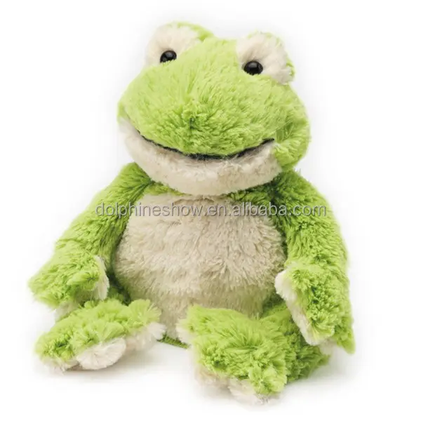 Очаровательная улыбка плюшевая лягушка рекламный подарок на заказ Милая мягкая плюшевая игрушка зеленая лягушка Мягкое Животное