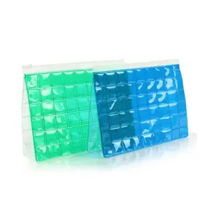 Klare transparente PVC-Kunststoff-Clutch mit Griff