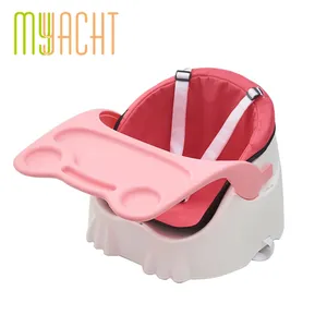 EN14988 cheap plastic portable baby dining high chair anywhere baby seat