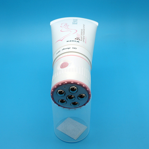 Nouveau produit en plastique cosmétique vibrant boule de rouleau de massage tube - Product Image 2