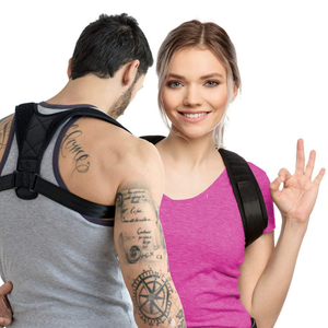 Corrector <span class=keywords><strong>de</strong></span> postura cómodo para espalda, soporte para clavícula y hombros, alivio del dolor <span class=keywords><strong>de</strong></span> cuello con protectores para <span class=keywords><strong>axila</strong></span> - Product Image 4