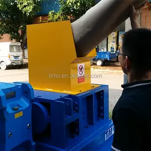 Triturador industrial de resíduos de tubo de papel grosso