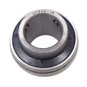 Sisipkan Ball Bearing UC205-16 Cina Pabrik 1 Inch Bantal Bantal Bantal UC205-16