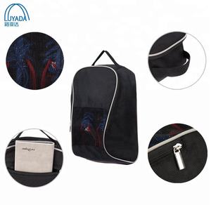 Sac à chaussures Hotselling sac à bottes en polyester 1680D sac à chaussures noir pour hommes - Product Image 2