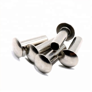 Encargo en frío precio bajo 10mm cabeza de metal de aluminio de acero de hierro remaches huecos - Product Image 1