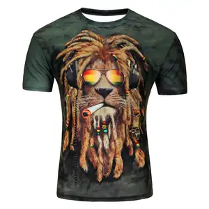 Thời Trang Mùa Hè 3D Áo Thun Bán Buôn Của Nam Giới Ngắn Tay Áo T Shirt