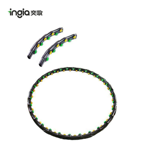 Artículos deportivos desmontable fitness masaje hula hoop con 8 piezas - Product Image 4