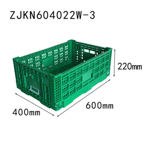 shopping basket plastic handles plastic container custom made foldable basket blue agriculture crate stack basket
