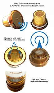 Bouteille d'eau avec générateur d'hydrogène à cellules 7.6 v Quantum, Anti-âge, beauté, amélioration de l'intelligence, élimination des rouge - Product Image 2