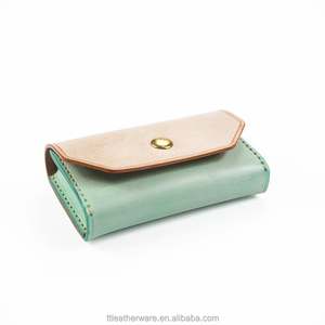 Flip Style Genuine Leather Business Name Card Wallet Hold 30 Cards - Product Image 2