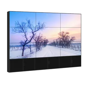 Hohe qualität Mit LG panel 49 zoll 3,5mm nahtlose spleißen system erweiterte flexible video tv wand mit wand halterung halterung