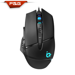 <span class=keywords><strong>Usb</strong></span> quang học Chuột chơi game với RGB lập trình DPI lên đến 12000 có thể điều chỉnh trọng lượng tay phải định hướng OEM có dây chuột máy tính - Product Image 1
