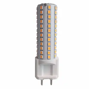 G12 LED 10W 100-277V หรี่แสงได้110V 230V 30x100มม. 3000K 4000K 6000K หลอดไฟ LED เปลี่ยนฮาโลเจน