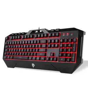 Os mais recentes best selling com fio 105 teclas luzes led laptop mechanical gaming keyboard para pc